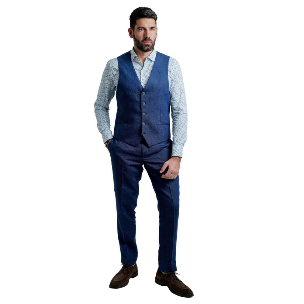 Mix & Match Linen Waistcoat