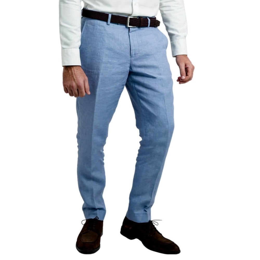 Mix & Match Plain Linen Trousers