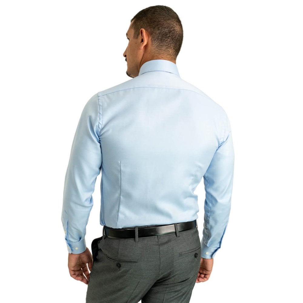 Twill Cutaway Collar Single Cuffed Slim-Fit Non-Iron Shirt