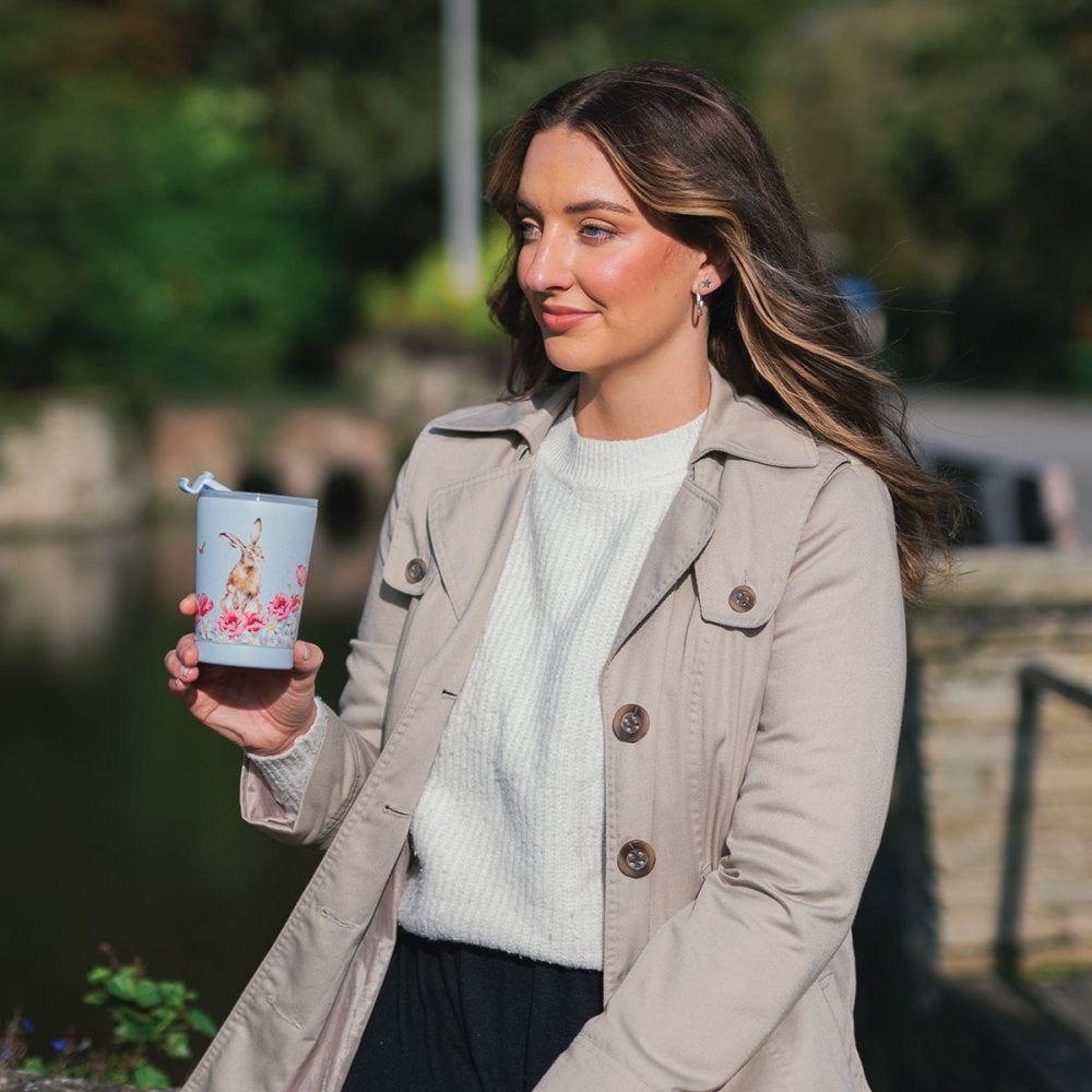 'Field of Flowers' Hare Thermal Travel Cup