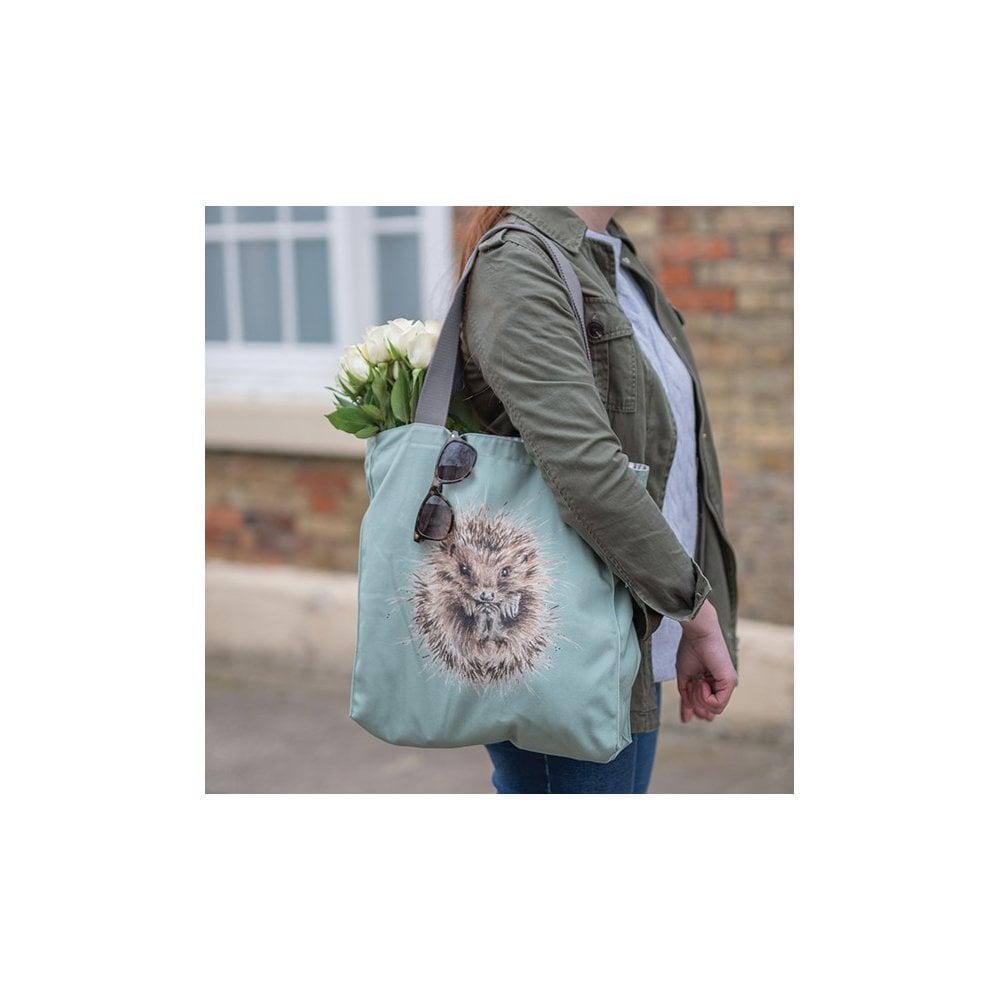 'Awakening' Hedgehog Canvas Tote Bag