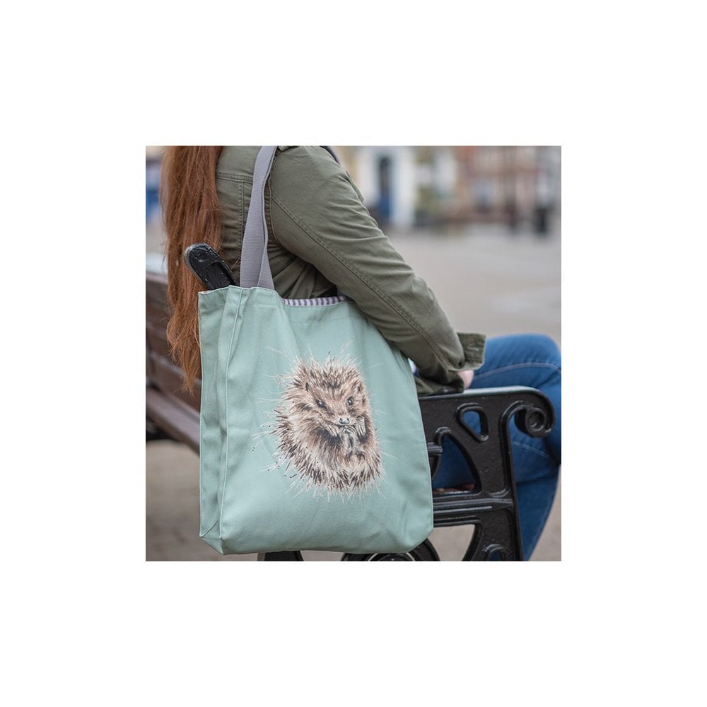 'Awakening' Hedgehog Canvas Tote Bag
