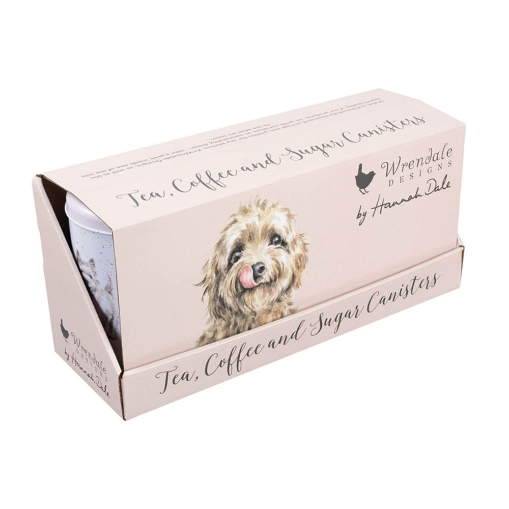 'A Dog's Life' Dog Tea Coffee Sugar Canisters