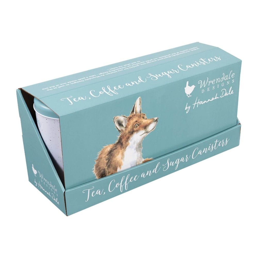 'The Country Set' Tea Coffee Sugar Canisters