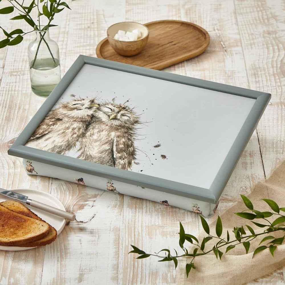 'Birds of a Feather' Owl Lap Tray