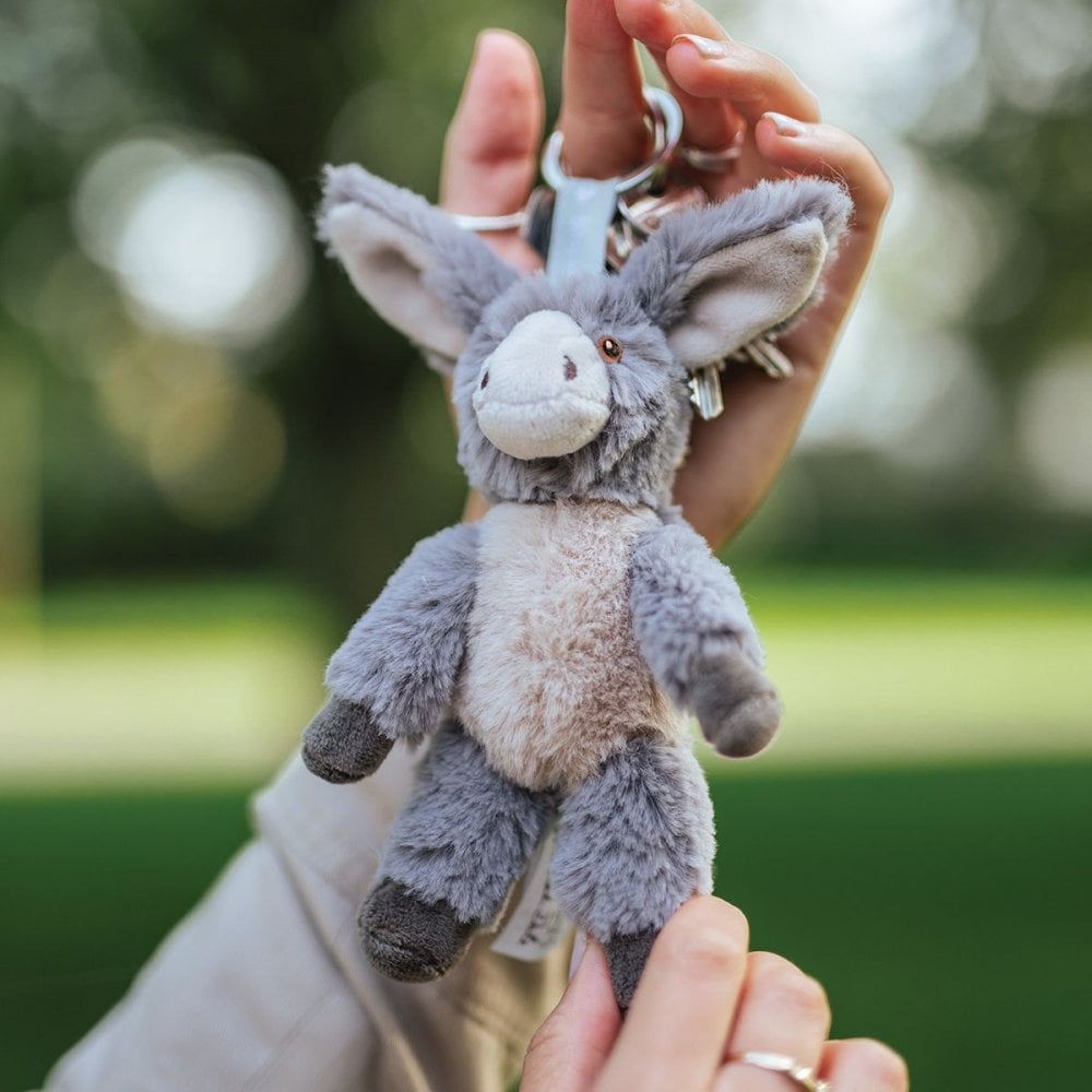 'Jack' Donkey Plush Character Keyring