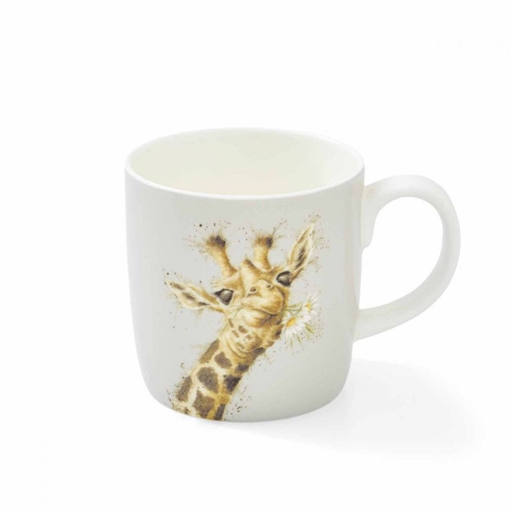 'Flowers' Giraffe Large Mug