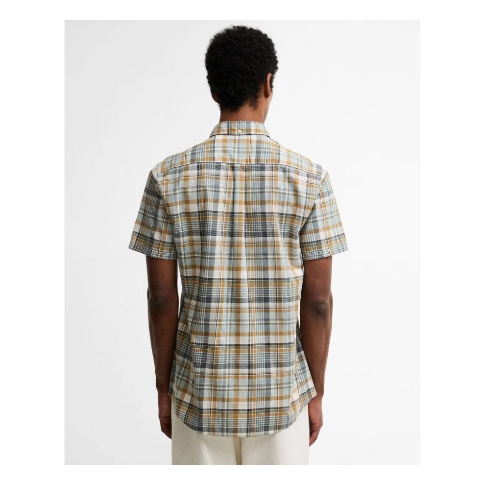 Baycliff Checked Tailored Short-Sleeved Shirt