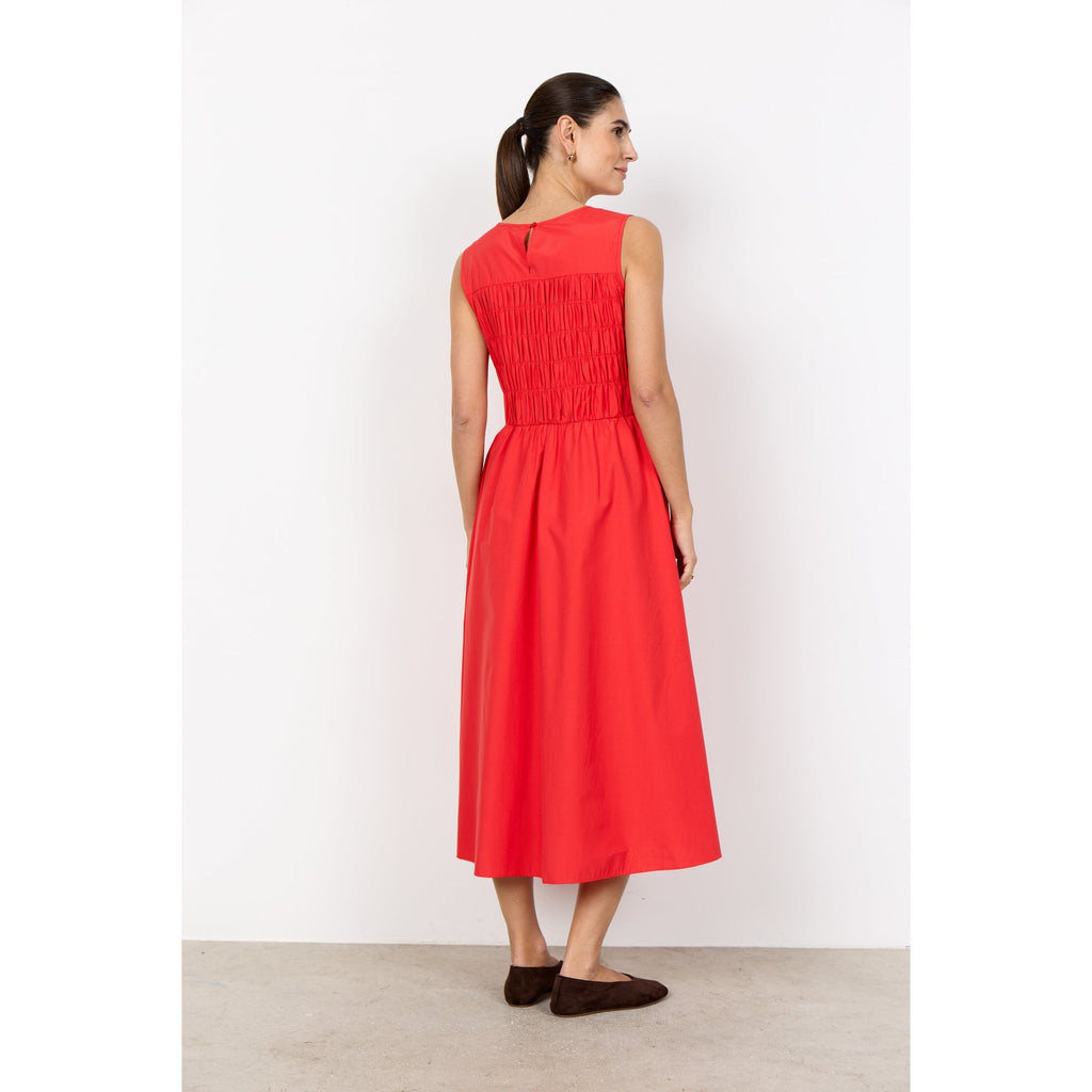 SC-Netti 107 Sleeveless Ruched Dress