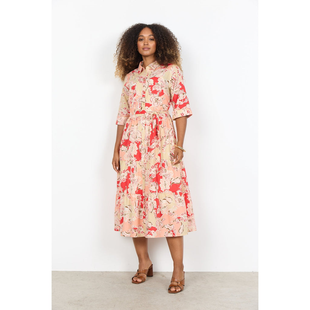 SC-Faldine 2 Floral Print Dress