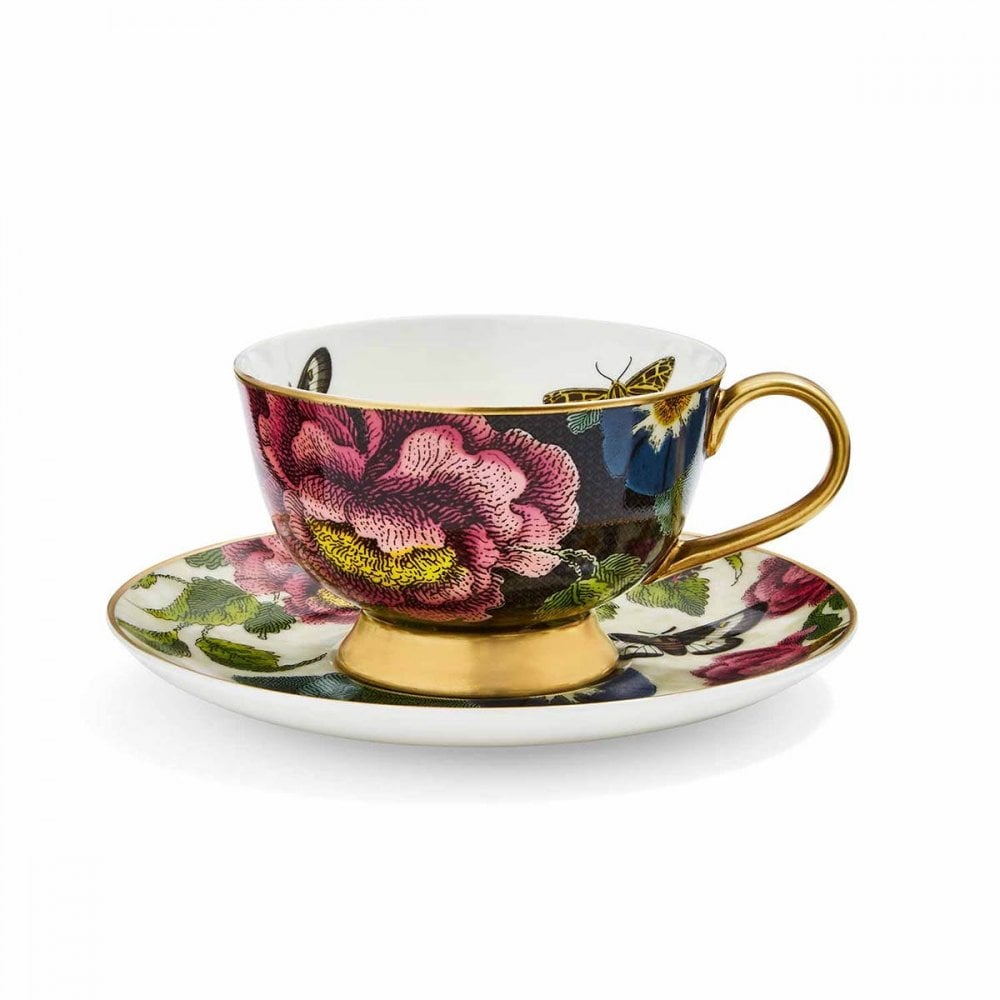Creatures of Curiosity Dark Coupe Teacup & Saucer