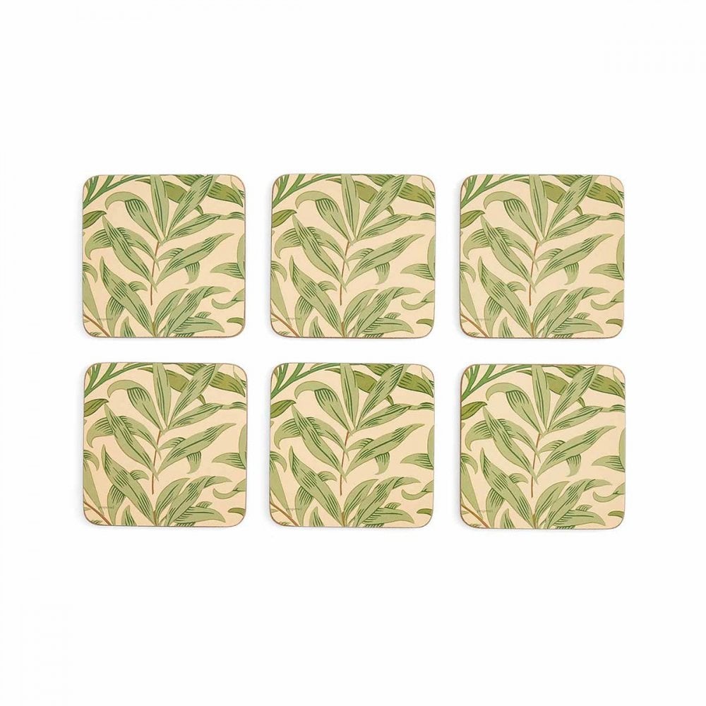 Morris & Co. Willow Bough Coasters - Set of 6