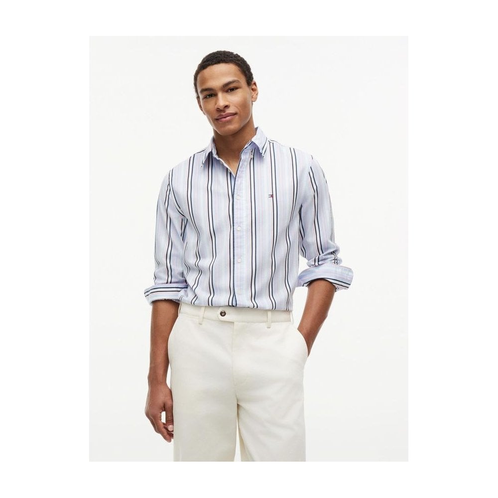 Poplin Multi Stripe Shirt