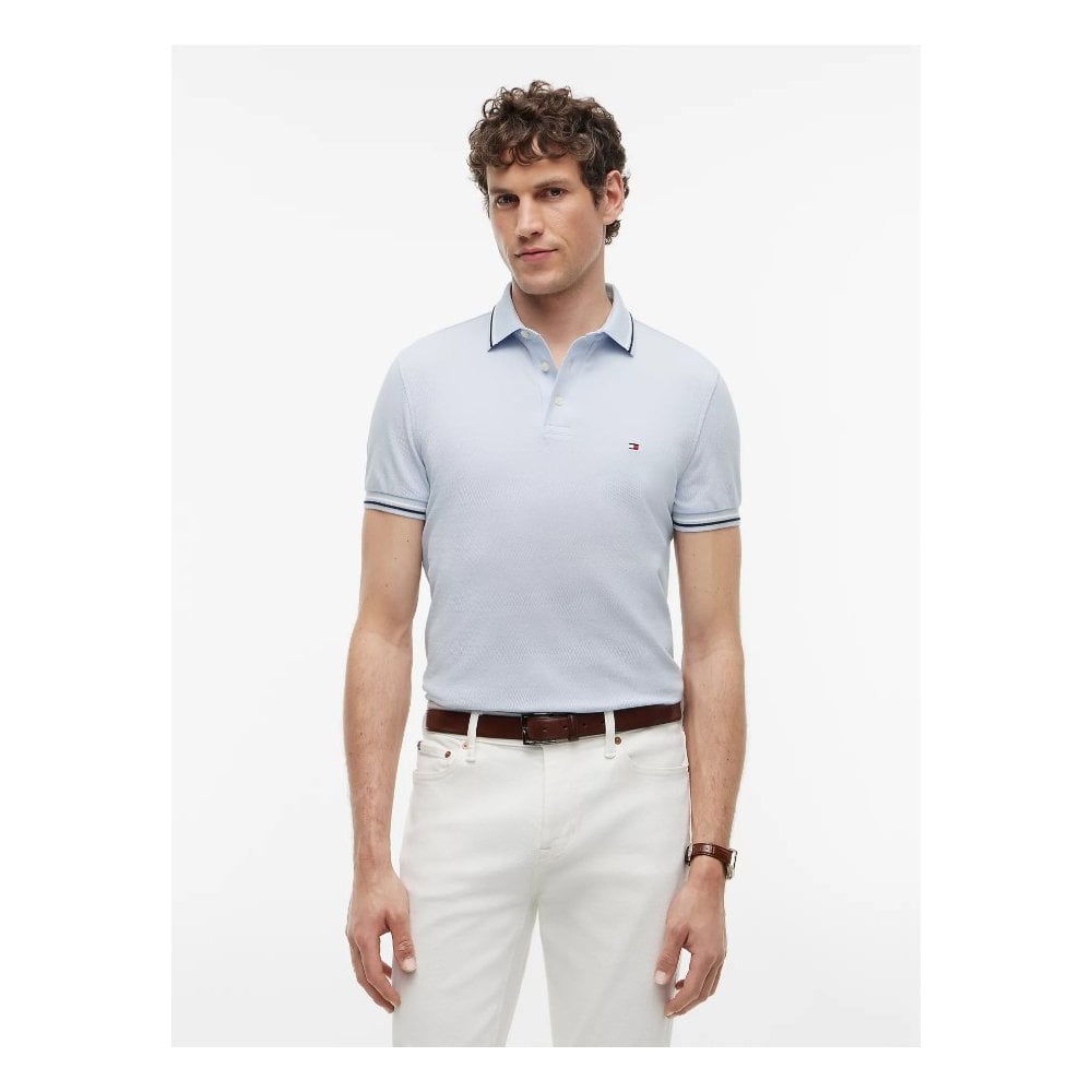 Slim Fit Tipped Pique Polo Shirt