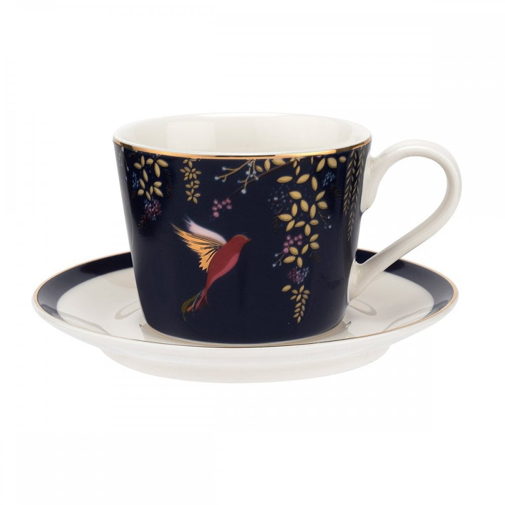 Navy Chelsea Tea Cup & Saucer