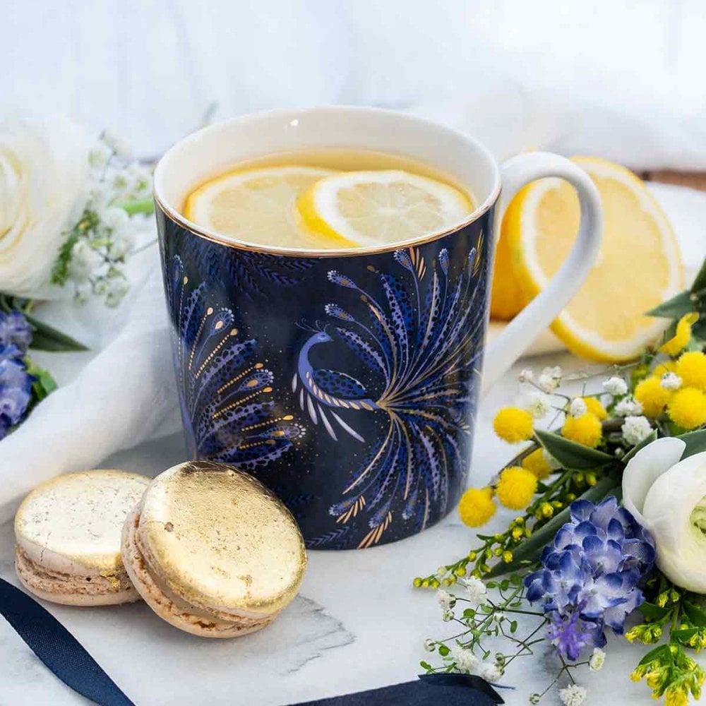 Anniversary Peacock Parade Mug