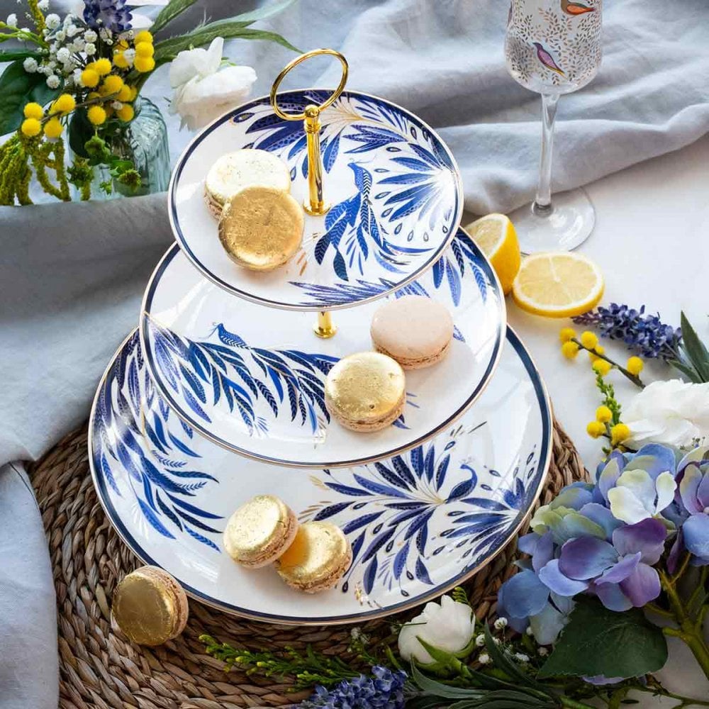 Anniversary Feather Tail Cake Stand