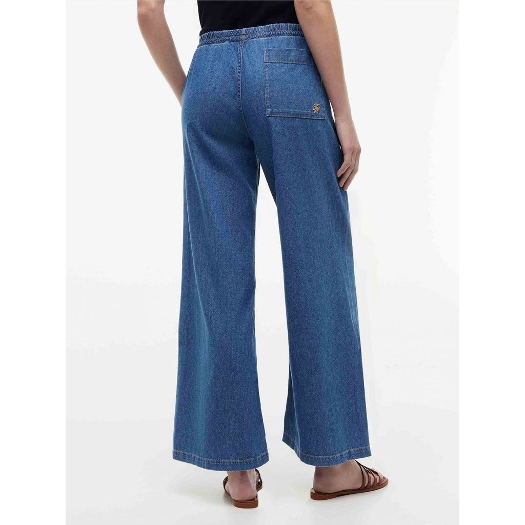 Mia Drawstring Wide Leg Jeans