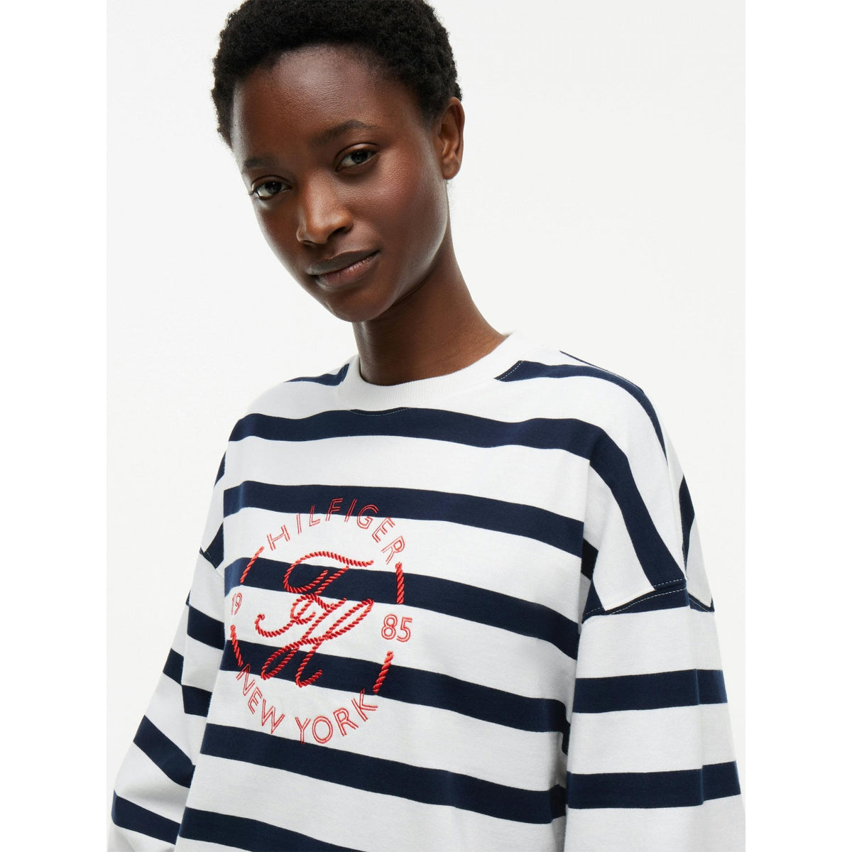 Logo Relaxed Crew Neck Sweatshirt