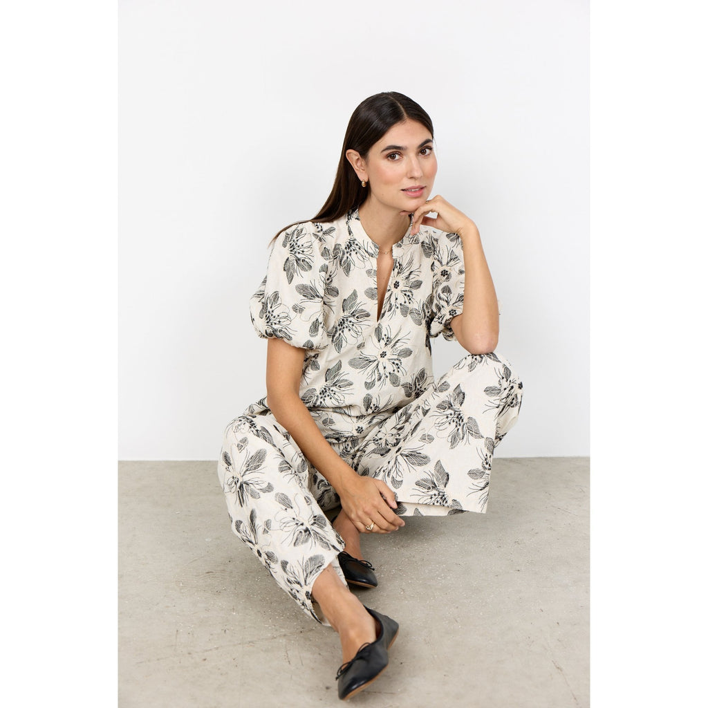 SC-Gabriele 1 Floral Print Blouse