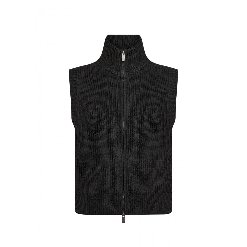 SC-Gith 1 Textured Knit Waistcoat