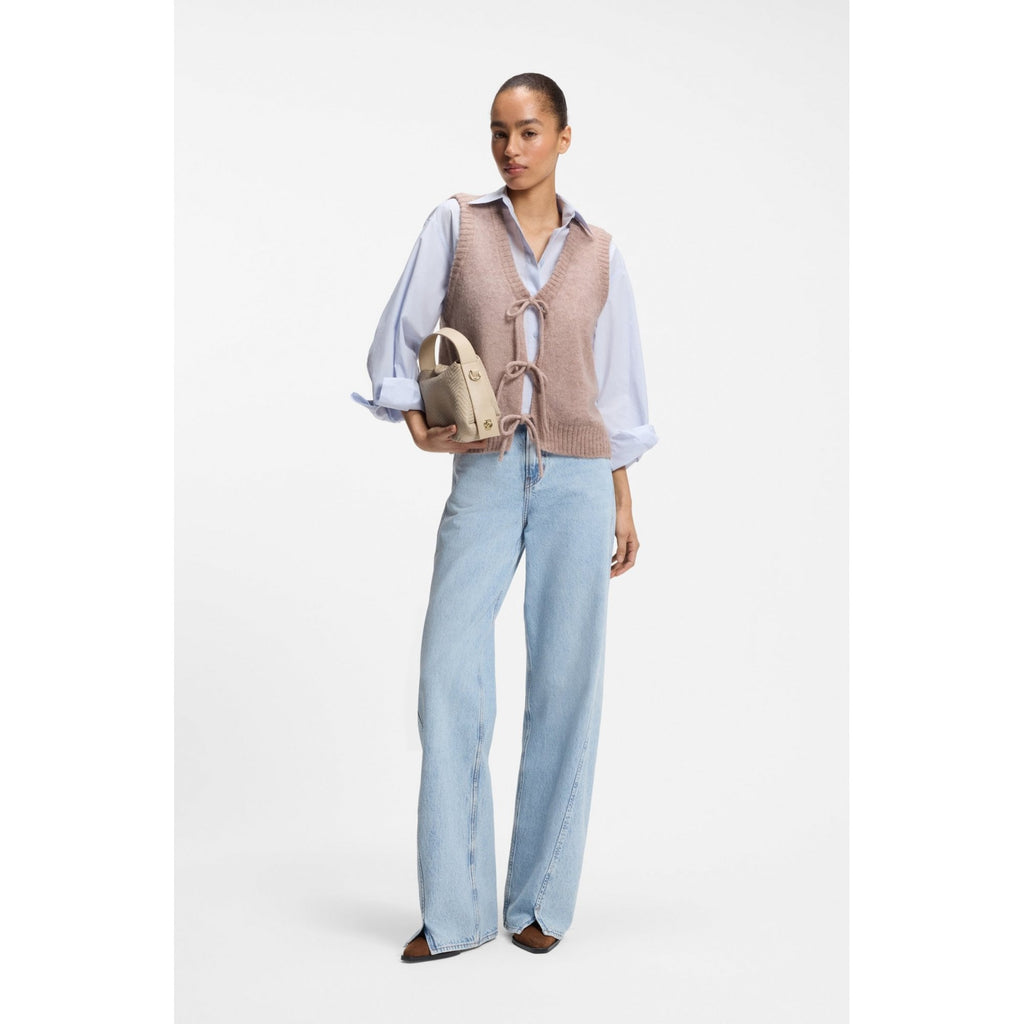 Frig Italian Yarn Tie Front Cardigan