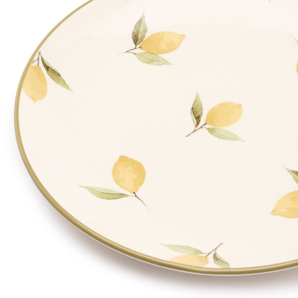 Lemons Stoneware Side Plate