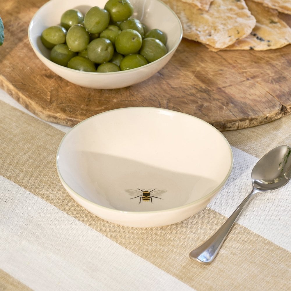 Bees Stoneware Nibbles Bowl