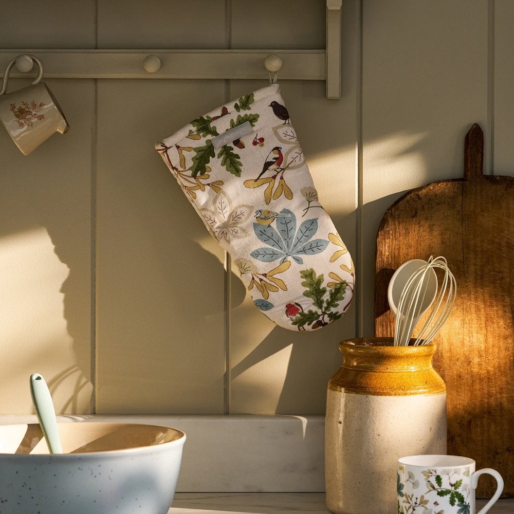 Orchard Birds Oven Mitt