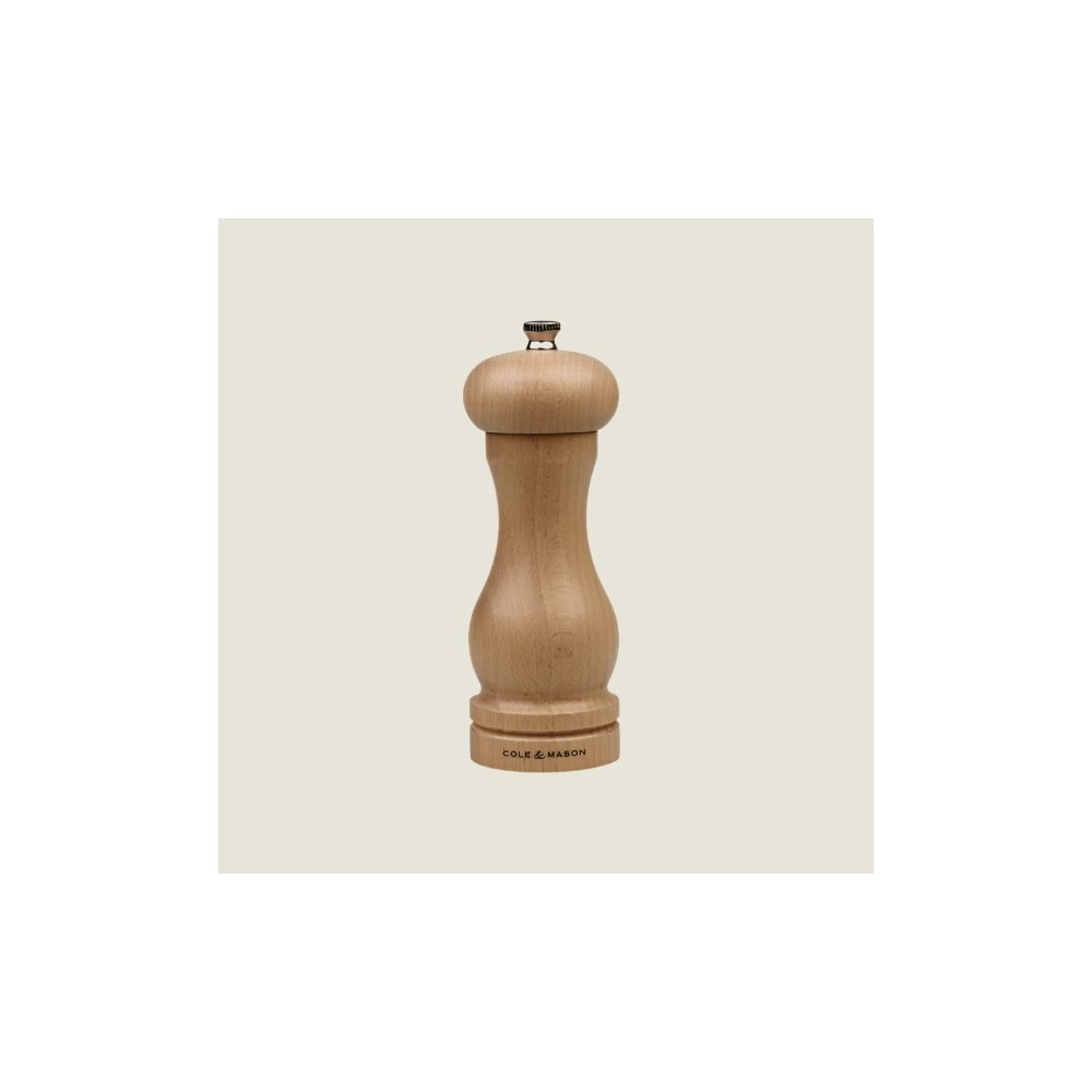 Light Beech Capstan Salt Mill 165mm