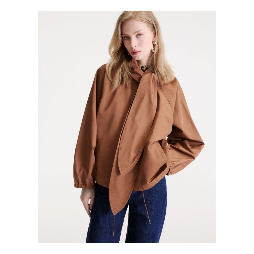 MLSCALAMO Water Repellent Short Trench Coat