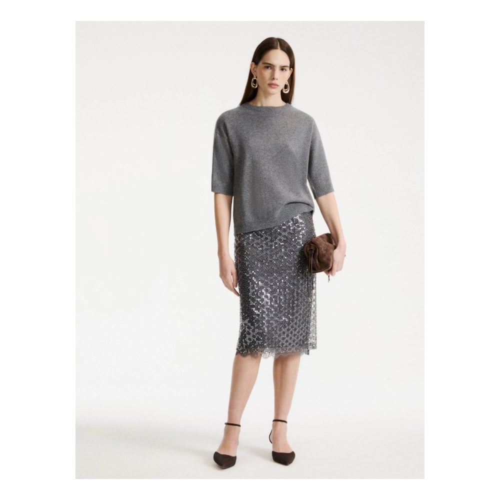 MLSVELA Cashmere Blend Elbow Length Jumper