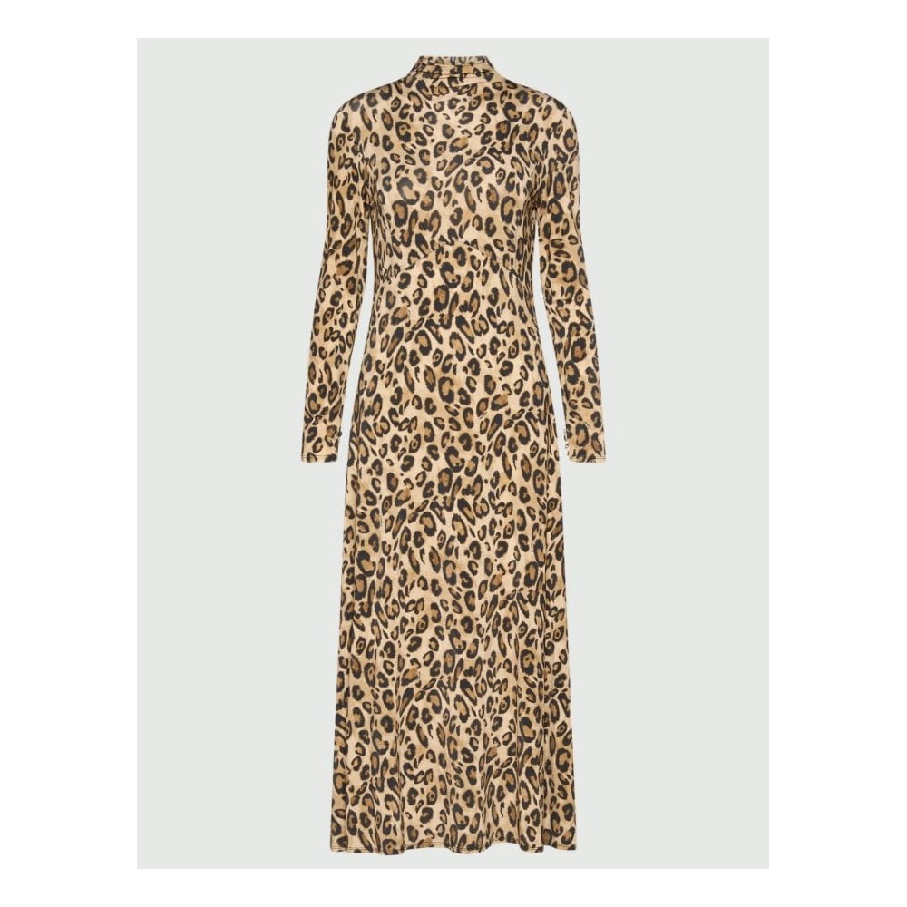 MLSGIRINO Animal Print Fitted Jersey Dress