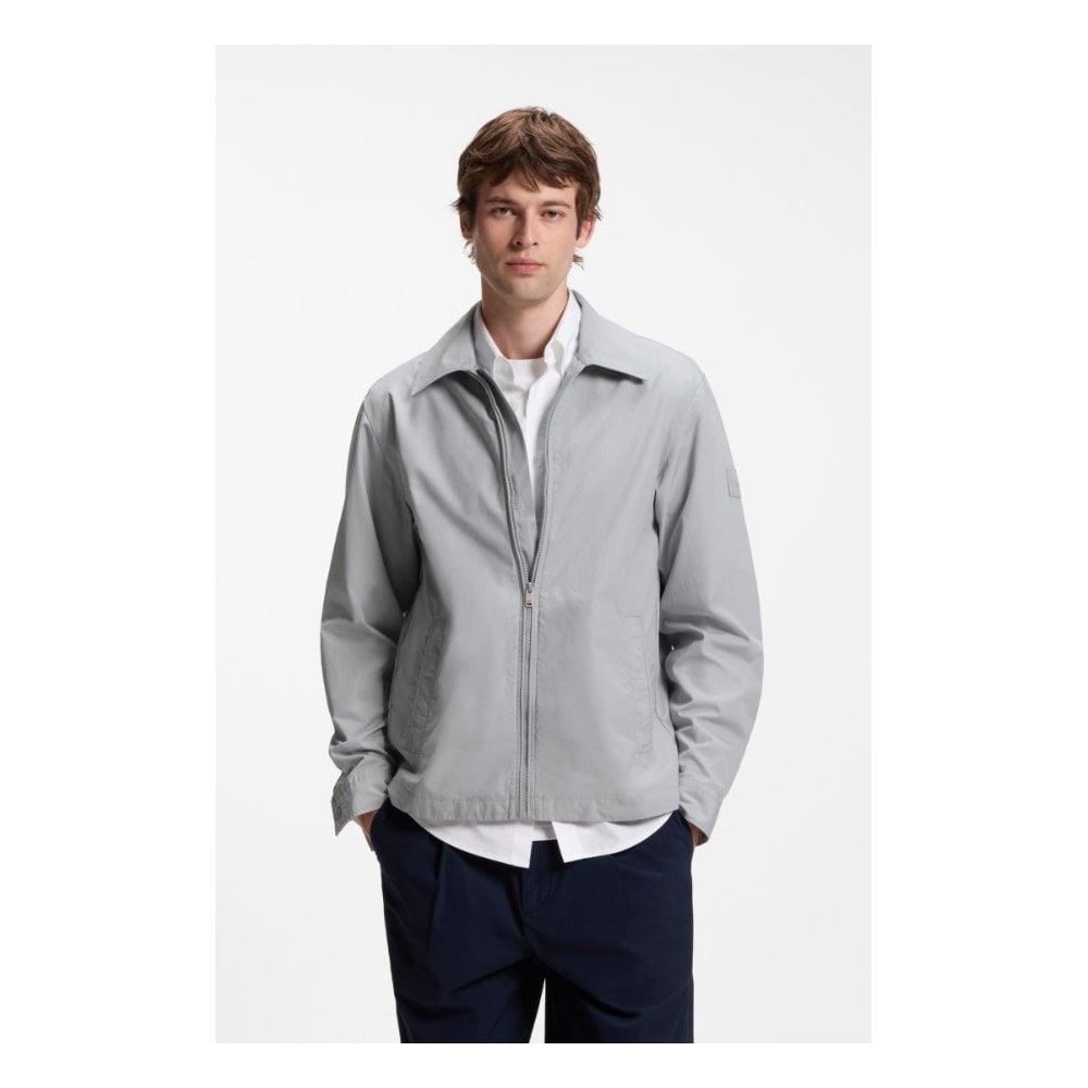 Lutti Oversized Zip Up Poplin Overshirt