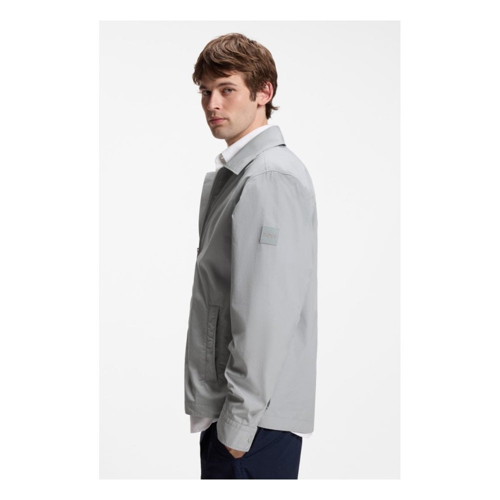 Lutti Oversized Zip Up Poplin Overshirt