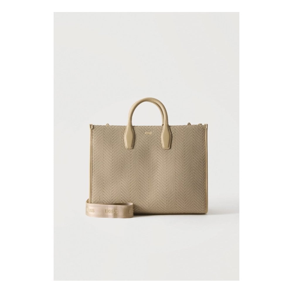 Sandy Medium Woven Tote Bag