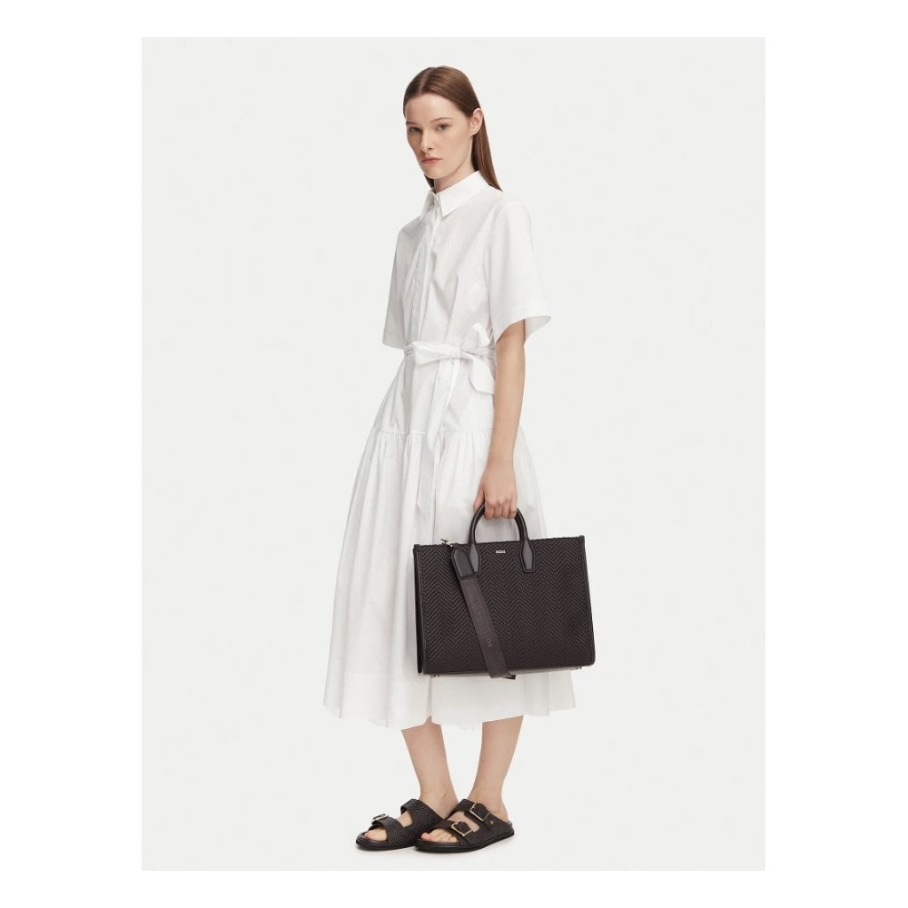 Sandy Medium Woven Tote Bag