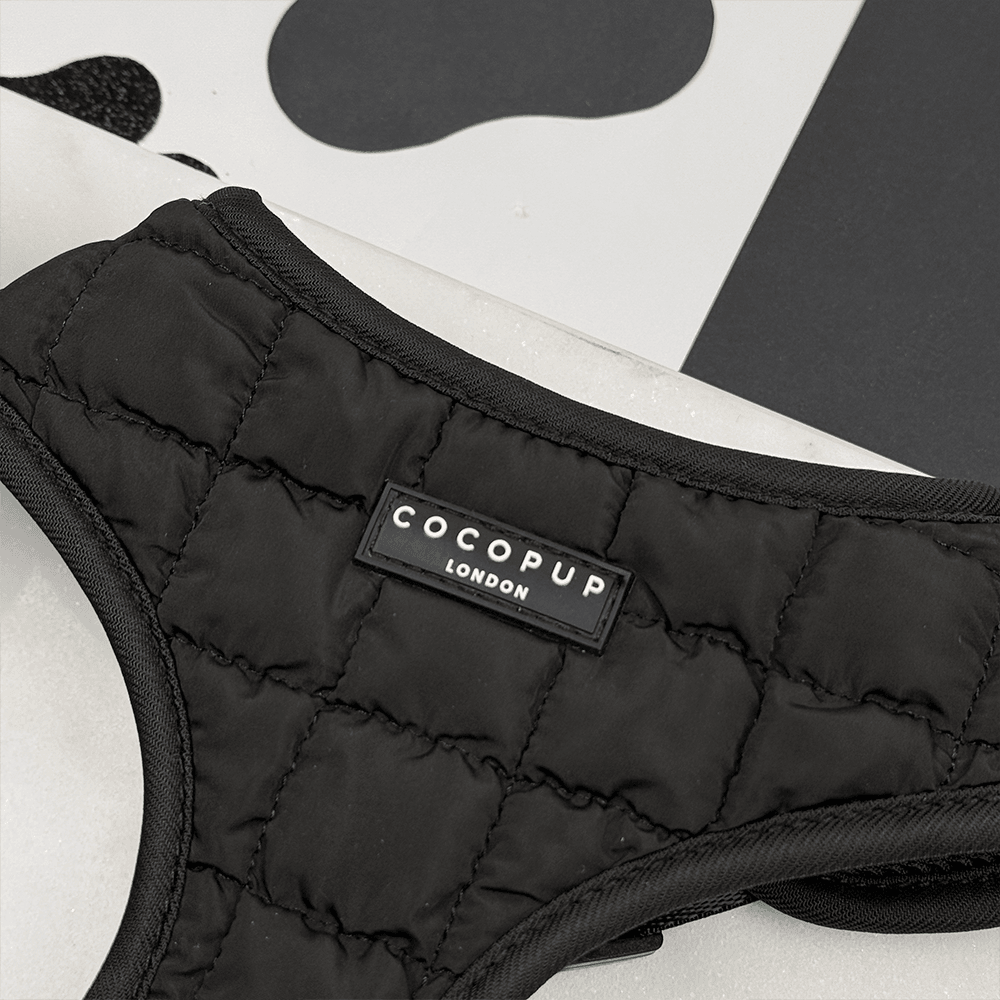 Onyx Quilted Adjustable Neck Harness