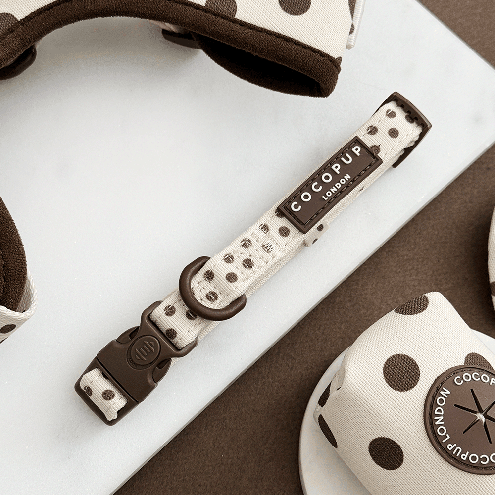 Tiramisu Polka Dot Collar