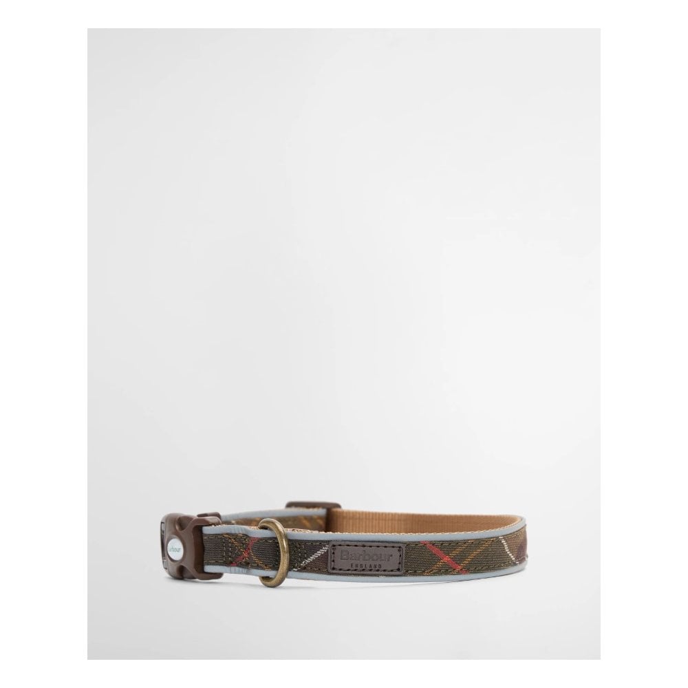Barbour Refective Tartan Dog Collar