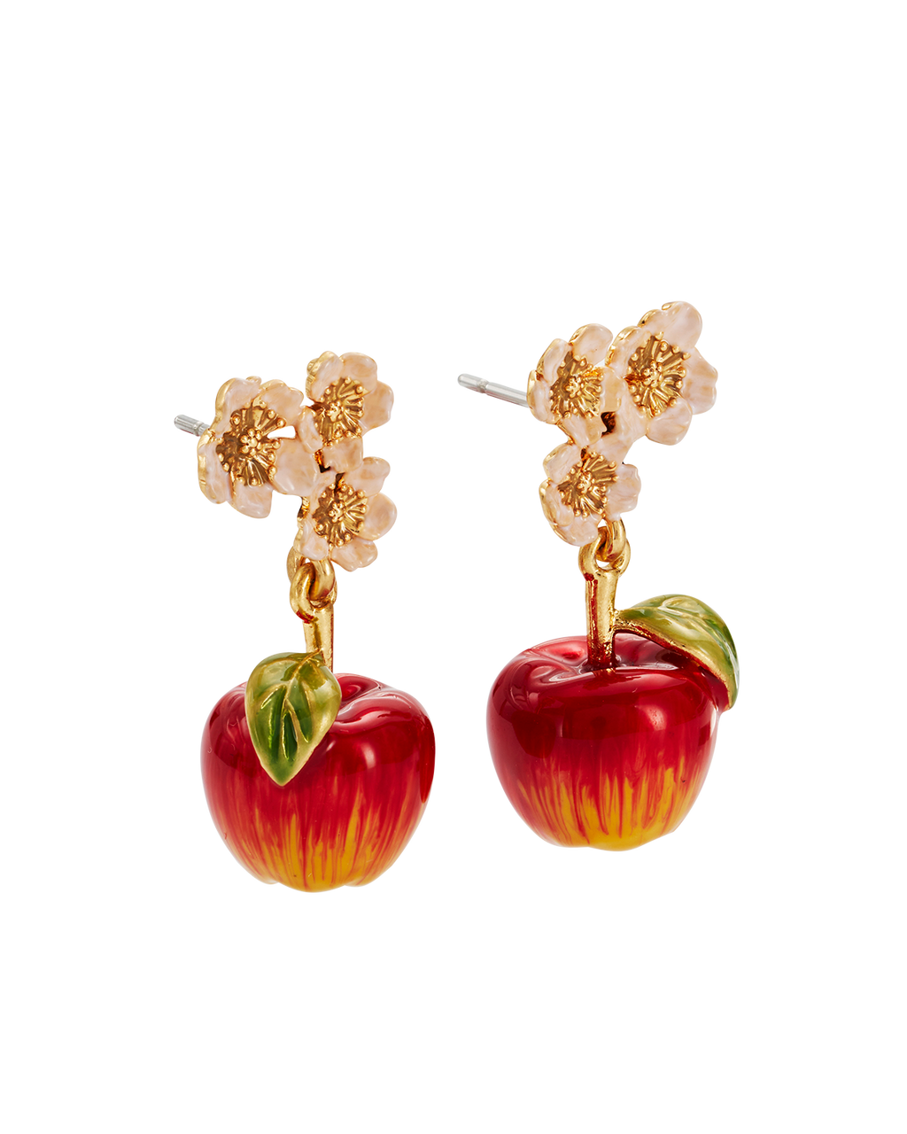 Apple Blossom Drop Earrings OS