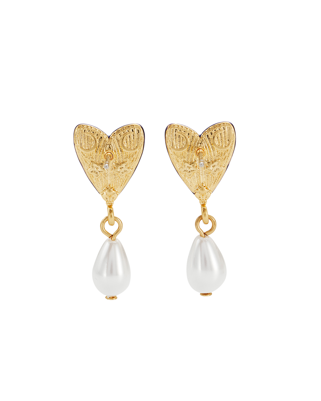Jasmine Moon Butterfly Pearl Earrings OS