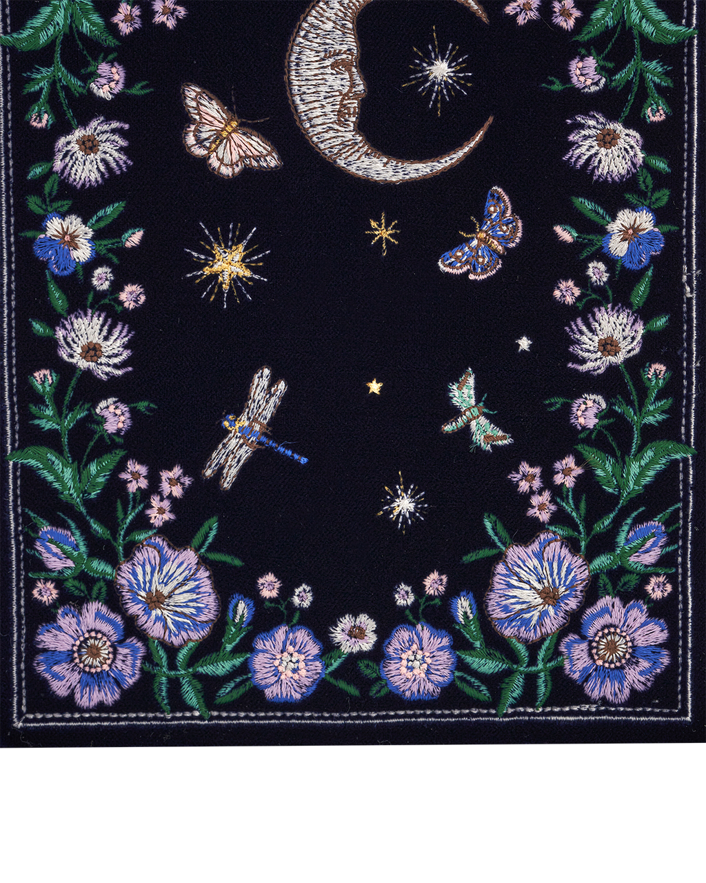 Florence Midnight Garden Embroidered Book Box