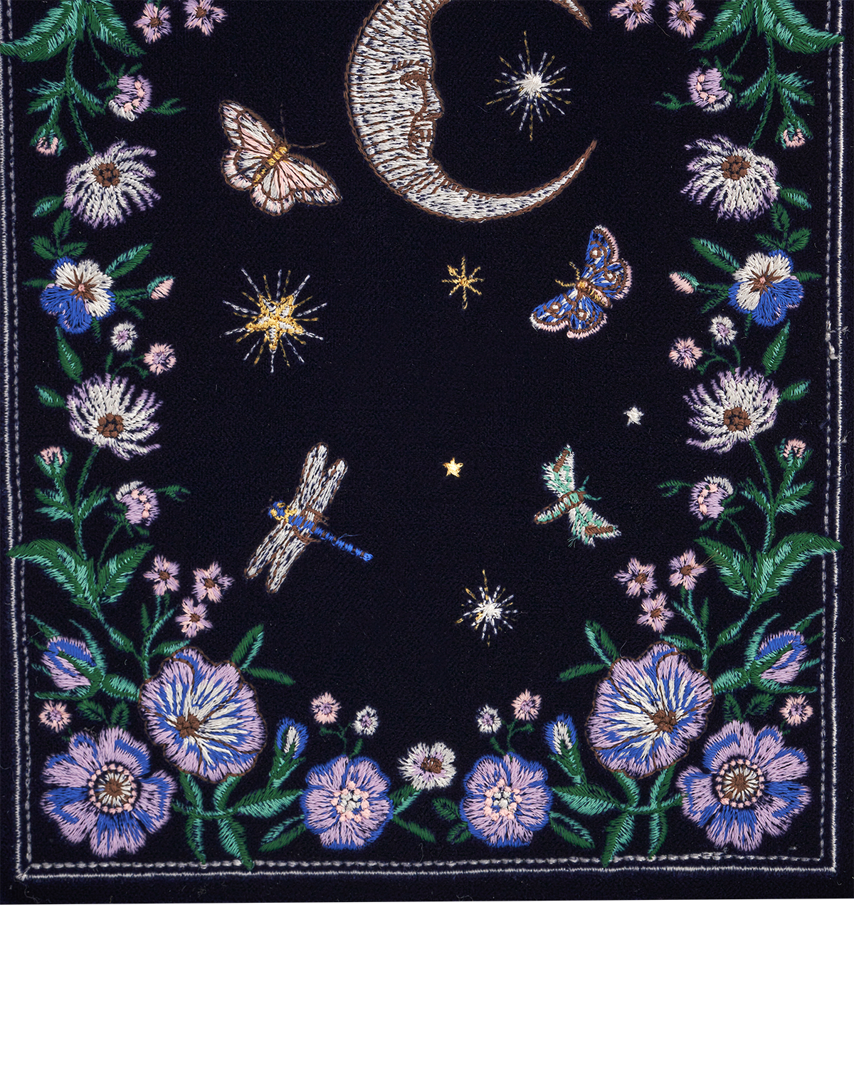 Florence Midnight Garden Embroidered Book Box