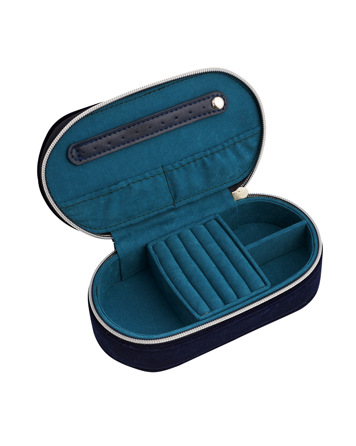 Night Sky Embroidered Oval Jewellery Box