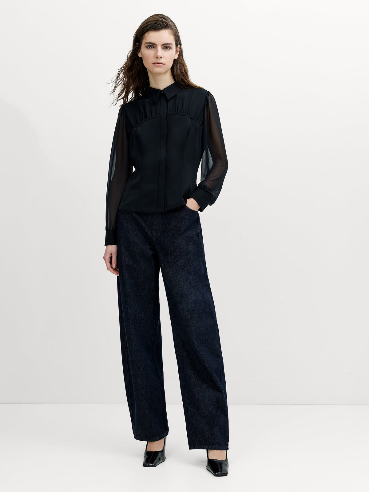 Arezzo Corset Detail Shirt