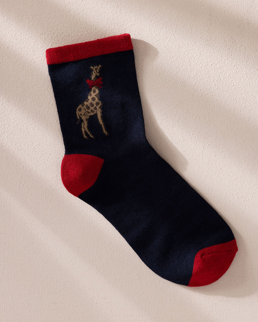 Christmas Embroidered Socks