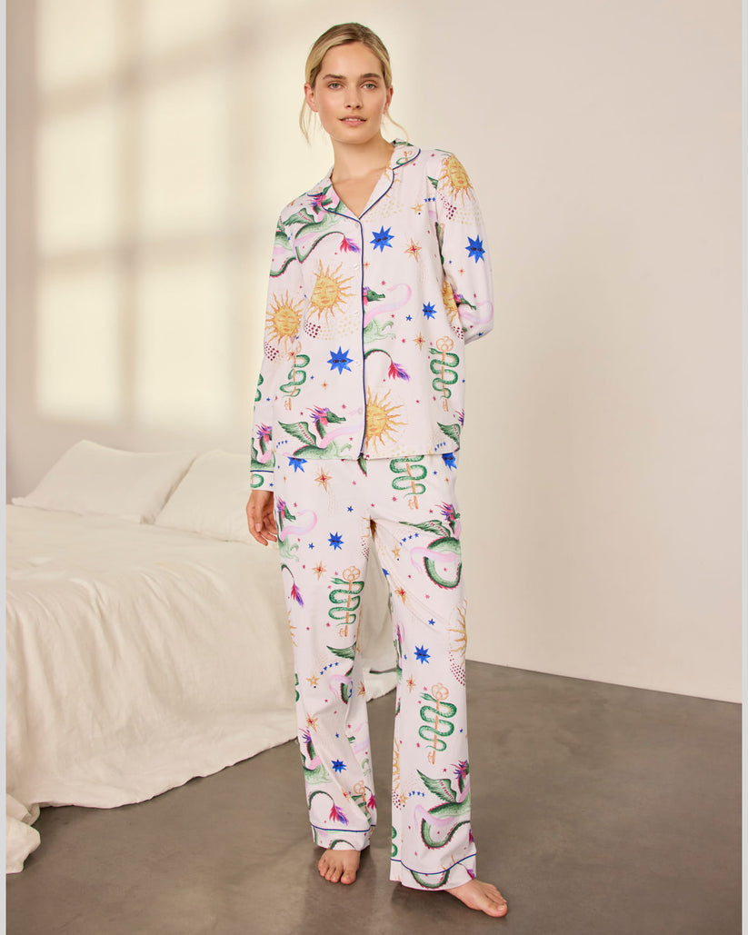 Chelsea Peers Print Long Pyjama Set