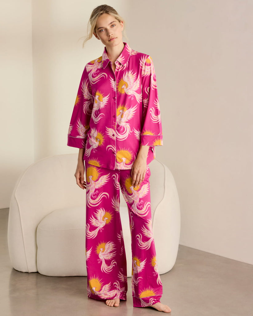 Chelsea Peers Print Long Pyjama Set