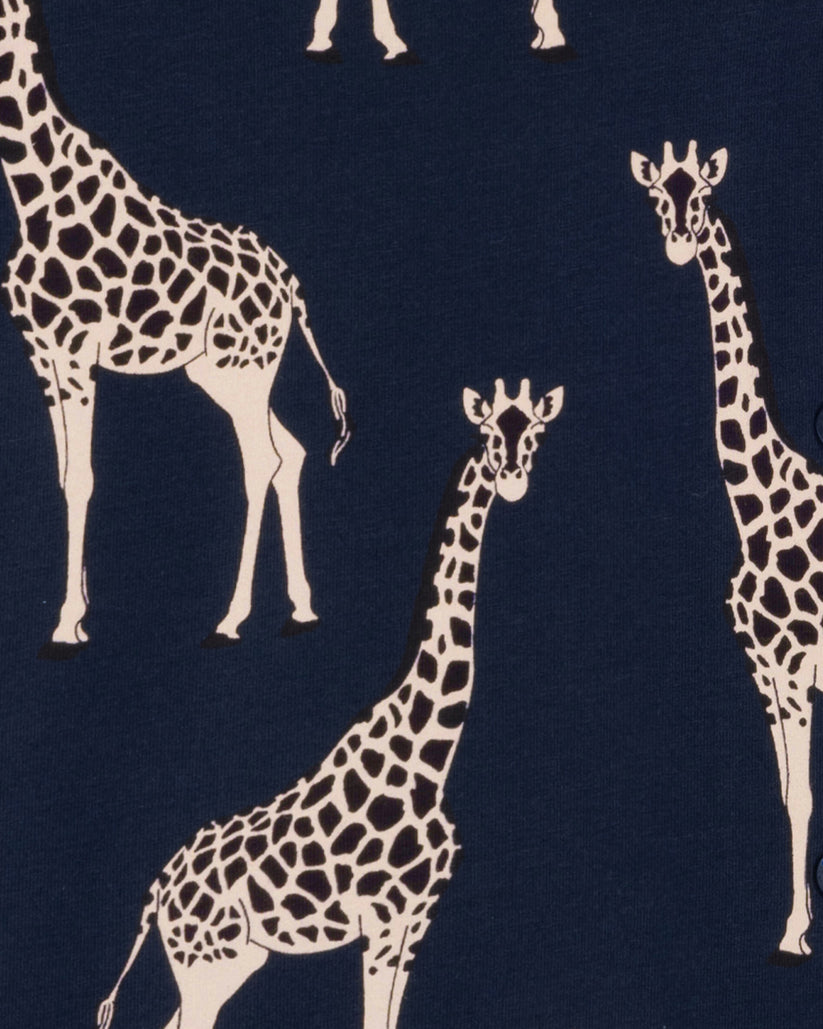 Organic Cotton Giraffe Print Long Pyjama Set